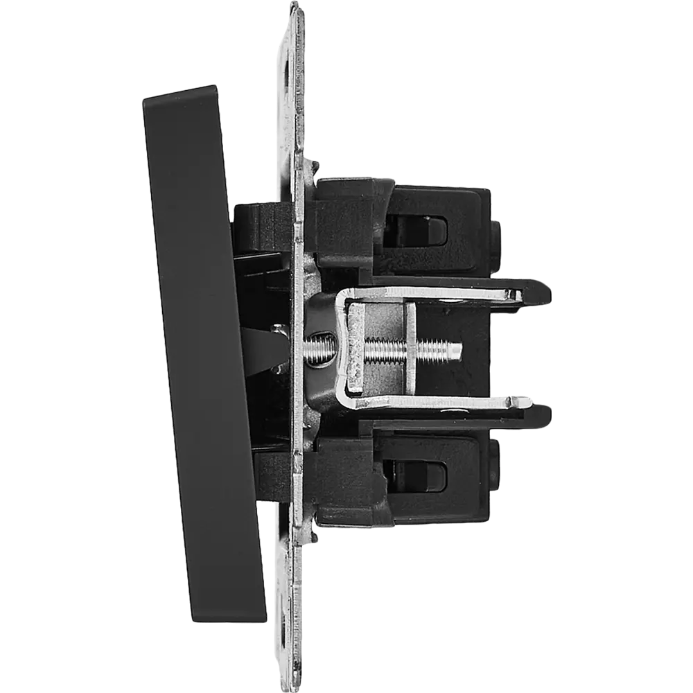 Выключатель IEK Brite 3-клавишный встраиваемый графитовый 87761723 STLM-1113543 - Вид №3
