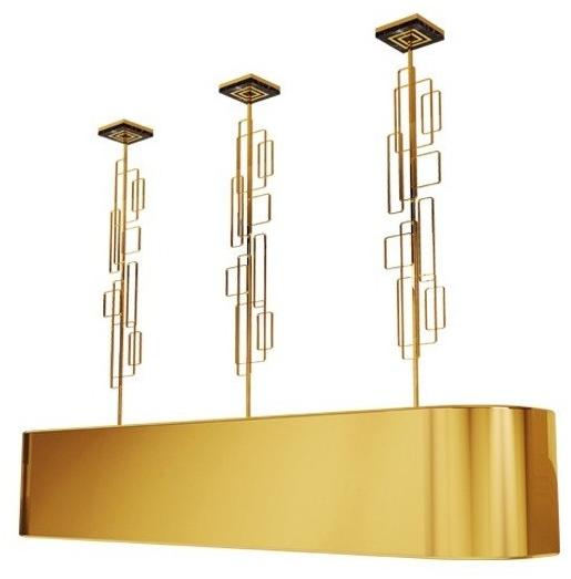 Porustudio Подвесной светильник из латуни Skyscraper sun-id-1389498 - Вид №1