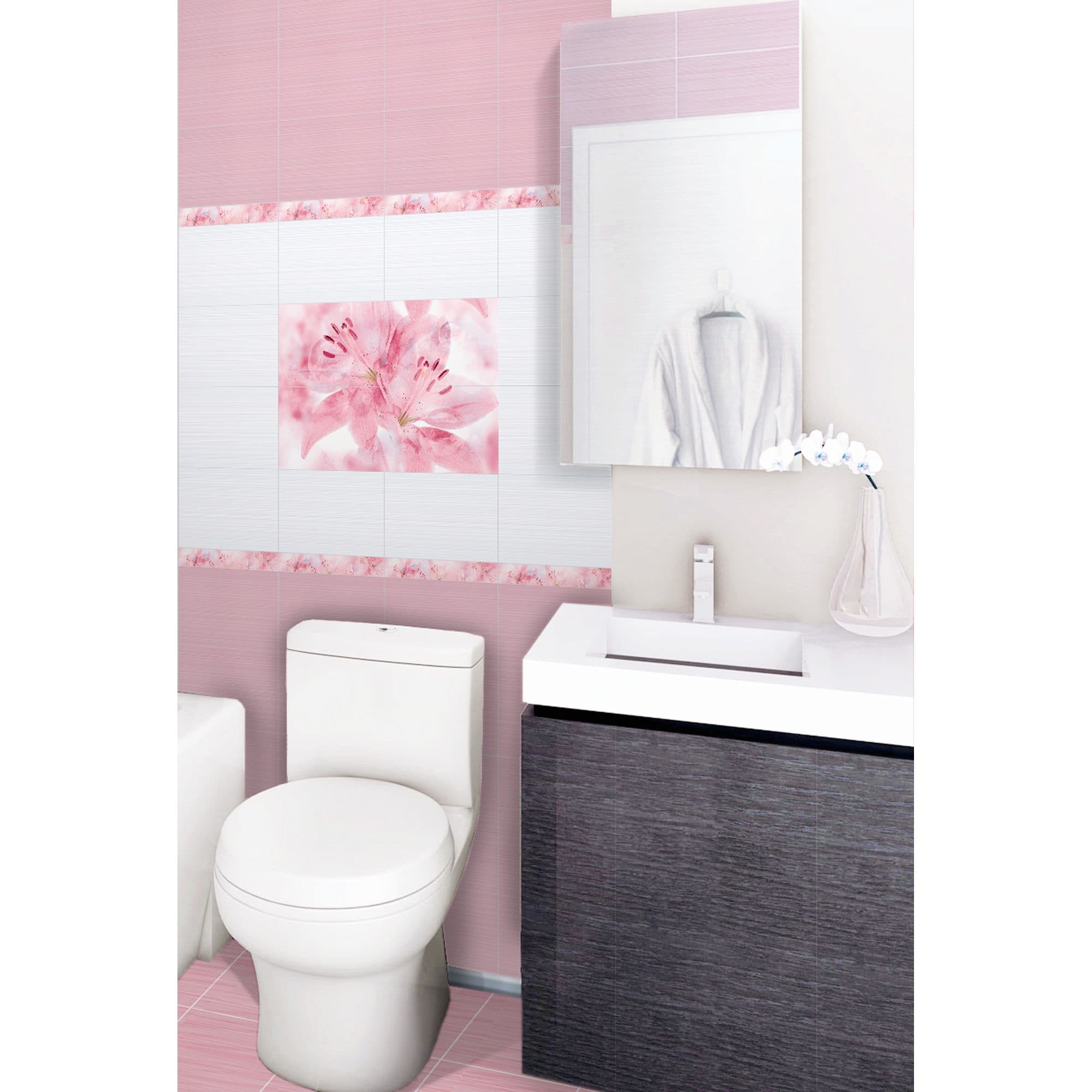 15547789 Панно «» 60х40 см цвет розовый Lily Santreyd - Вид №5