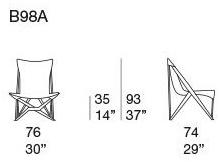 Paola Lenti Складной тканевый шезлонг sun-id-1375604 - Вид №1