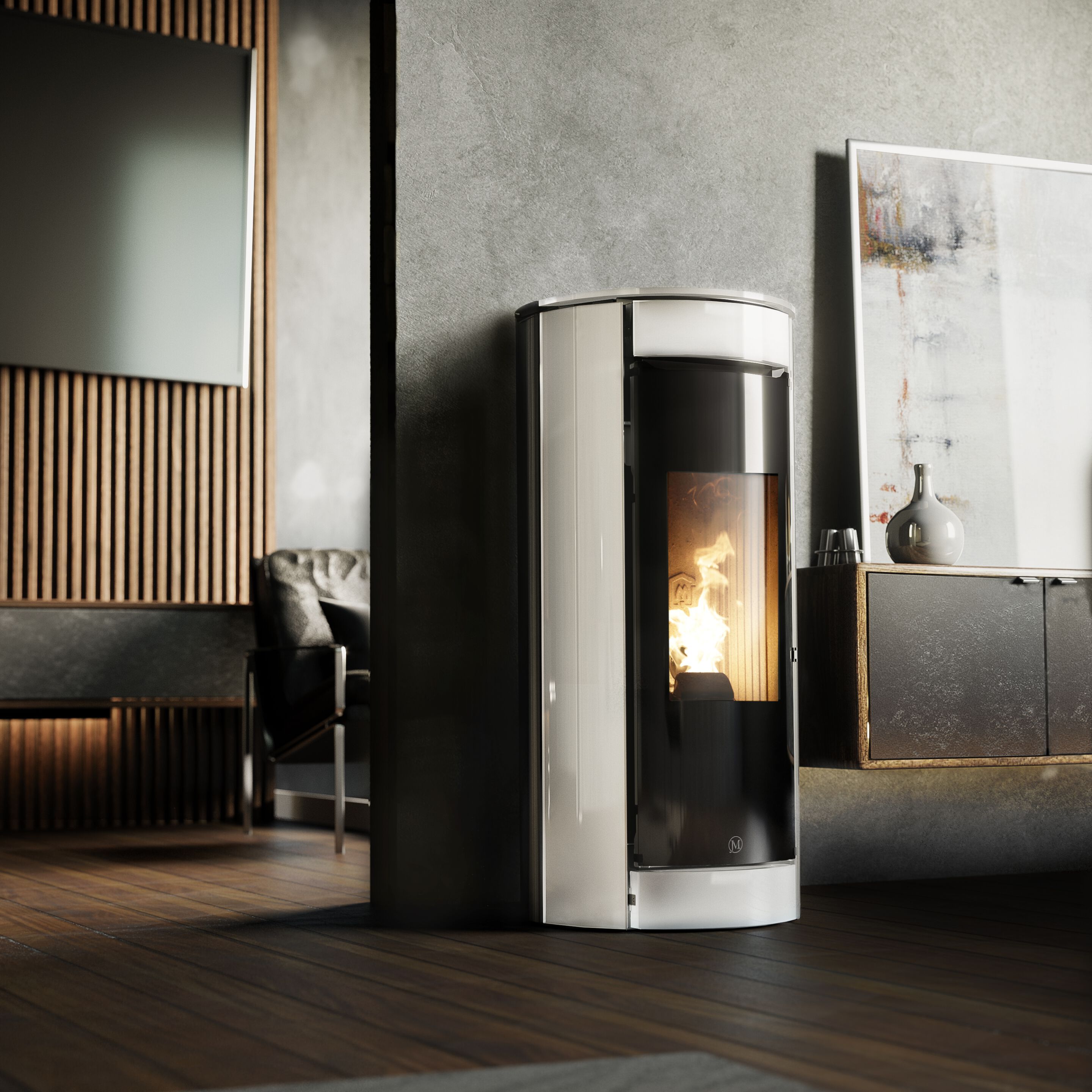 Пеллетная печь для обогрева воздуха класса A+ Jolly Mec воздушные системы ARCH-00144558 - Вид №1