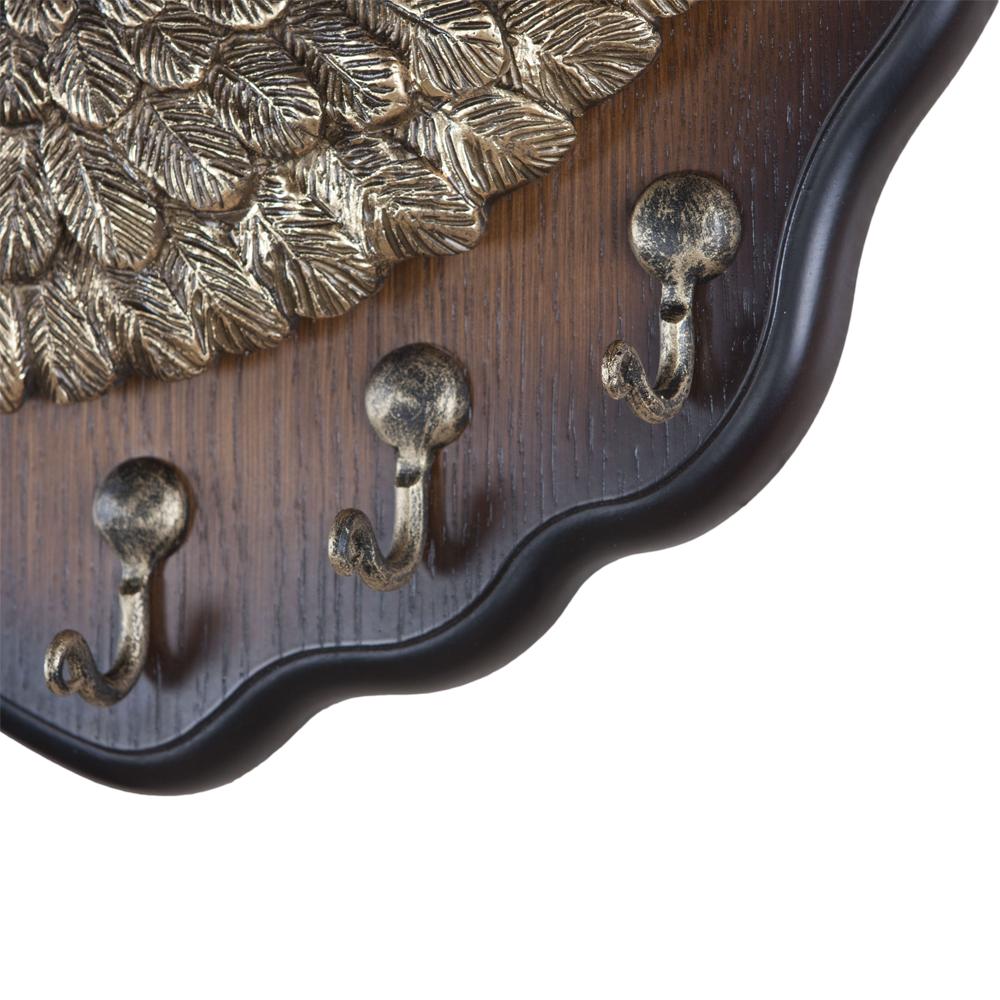 11507 Вешалка настенная Bubo Орех Бронза BOGACHO 4627138184769 - Вид №6