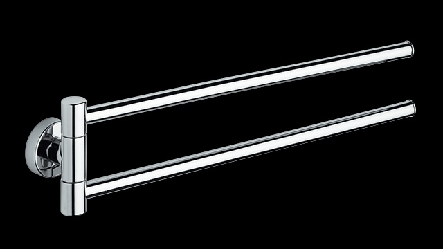 TE214 Держатель для полотенец, двойной, поворотный bagno&associati TECNO Bagno & Associati