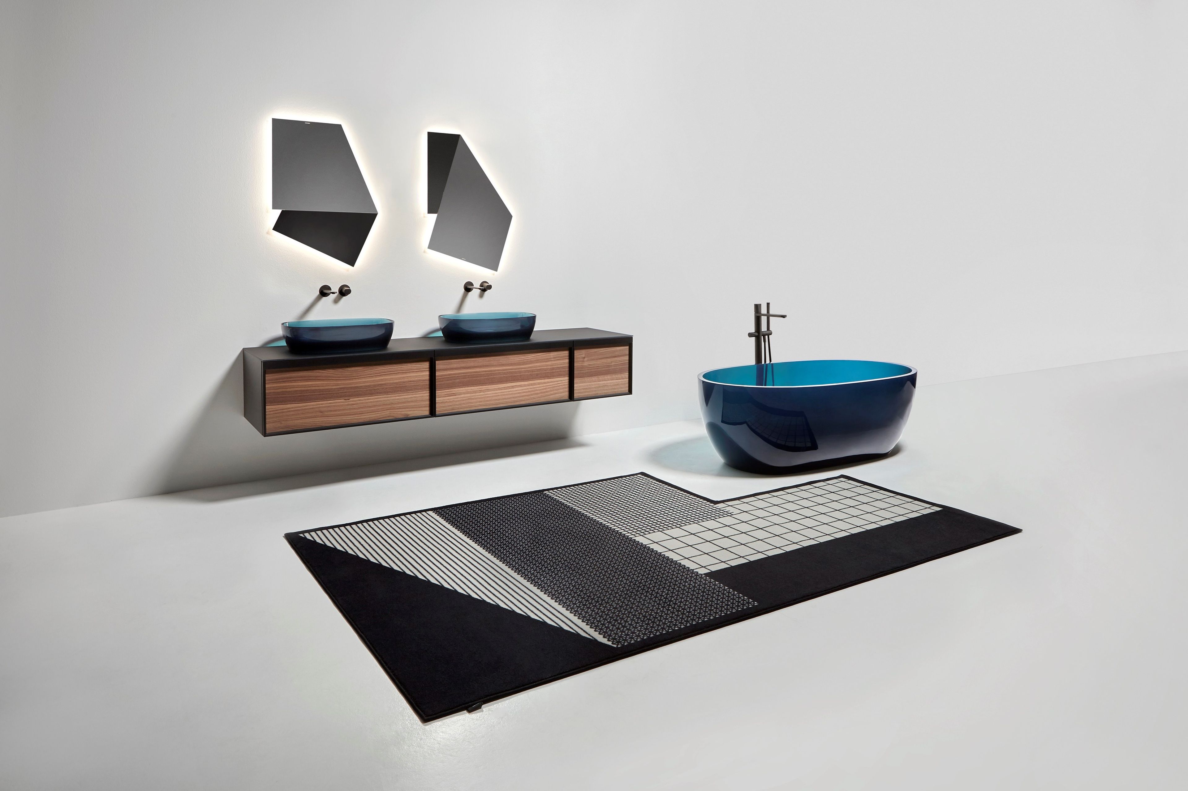 Двойной подвесной умывальник с ящиками Antoniolupi Bemade ARCH-00010008 - Вид №2