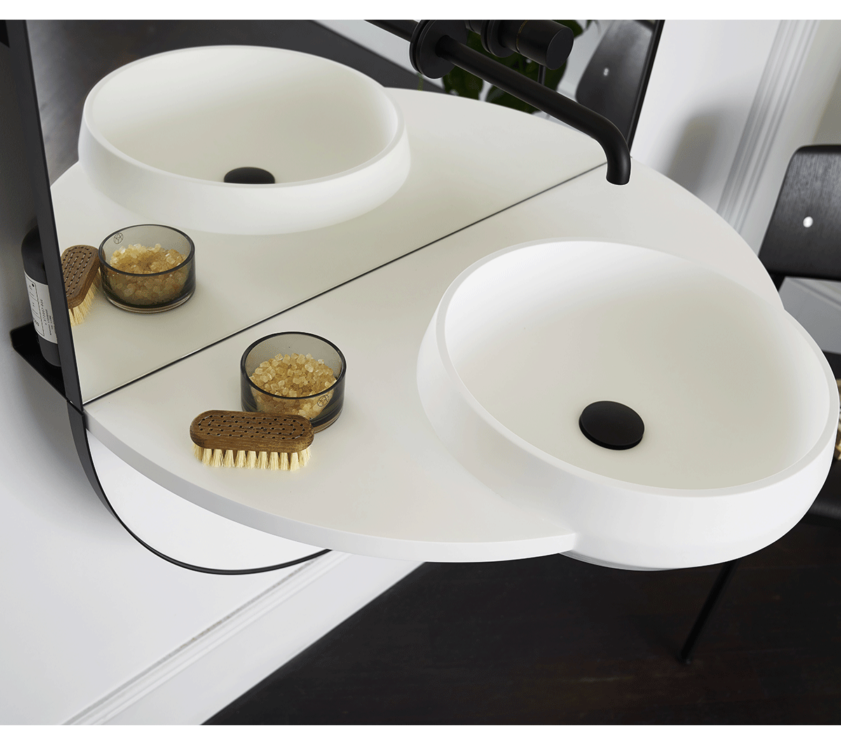 Ex.T ARCO Консоль с раковиной, зеркалом и посудой EXARCO/NE  - Вид №5