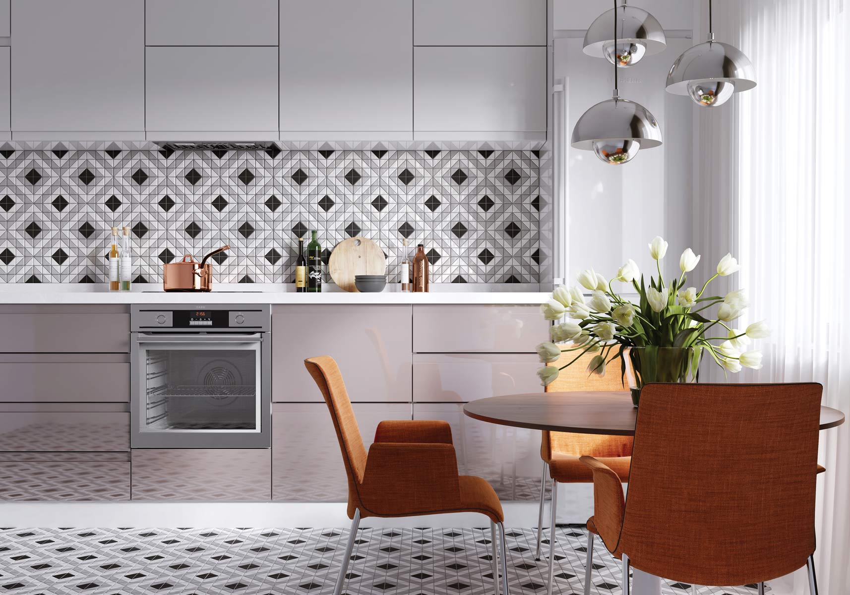 Мозаика Albion: Серый Шёпот Пространства STP-ST02 INCOLOR - Вид №4