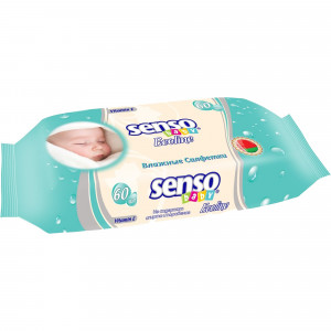 82628977 Салфетки влажные для детей «Senso baby Ecoline» 60 шт.