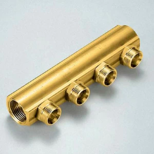 Коллектор ВВ 1"1/4 магистральный TIEMME 8 выходов 3/4"ЕК 50мм