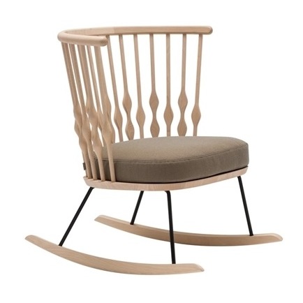 044549 Кресло-качалка Andreu World Nub