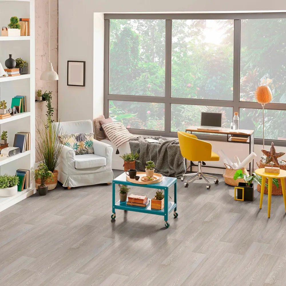 Artens Линолеум «Дуб Английский» с войлочной основой, серый 18569967 STLM-0011466