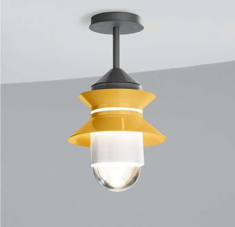 094535 Уличный потолочный светильник C горчичный Marset Santorini