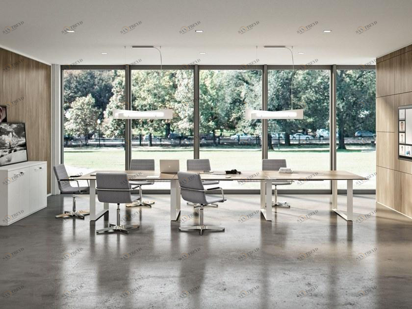 Quadrifoglio Прямоугольный стол для совещаний X7 sun-id-1504870