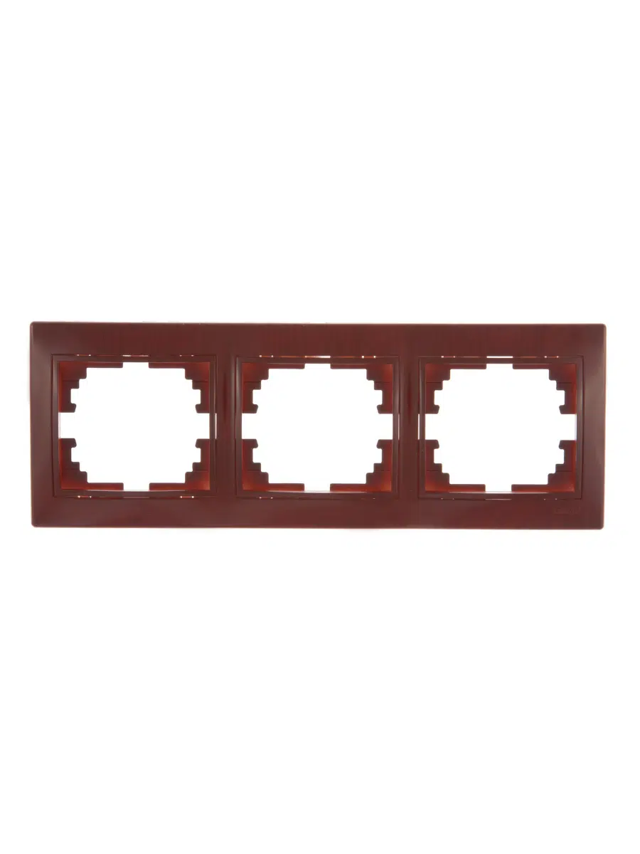 MIRA Рамка 3-ая горизонтальная вишня LEZARD 701-0600-148