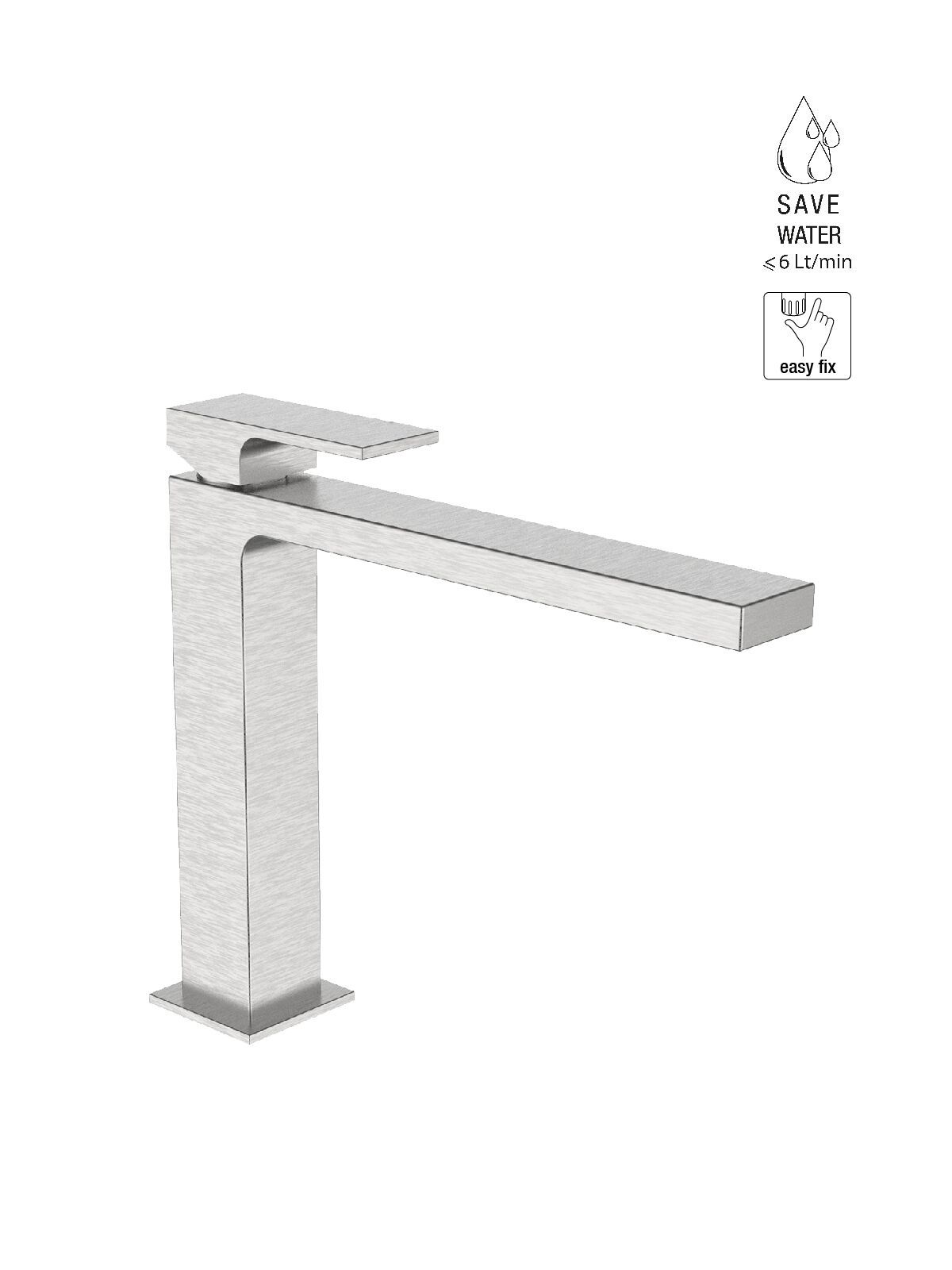 Однорычажный смеситель для раковины с ограничителем расхода Rubinetterie Frattini Vita Due ARCH-00031898 - Вид №5