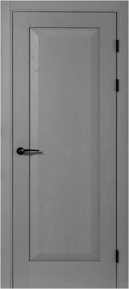 Межкомнатная дверь PORTIKA Альпика с замком и петлями, графит вуд 88914883