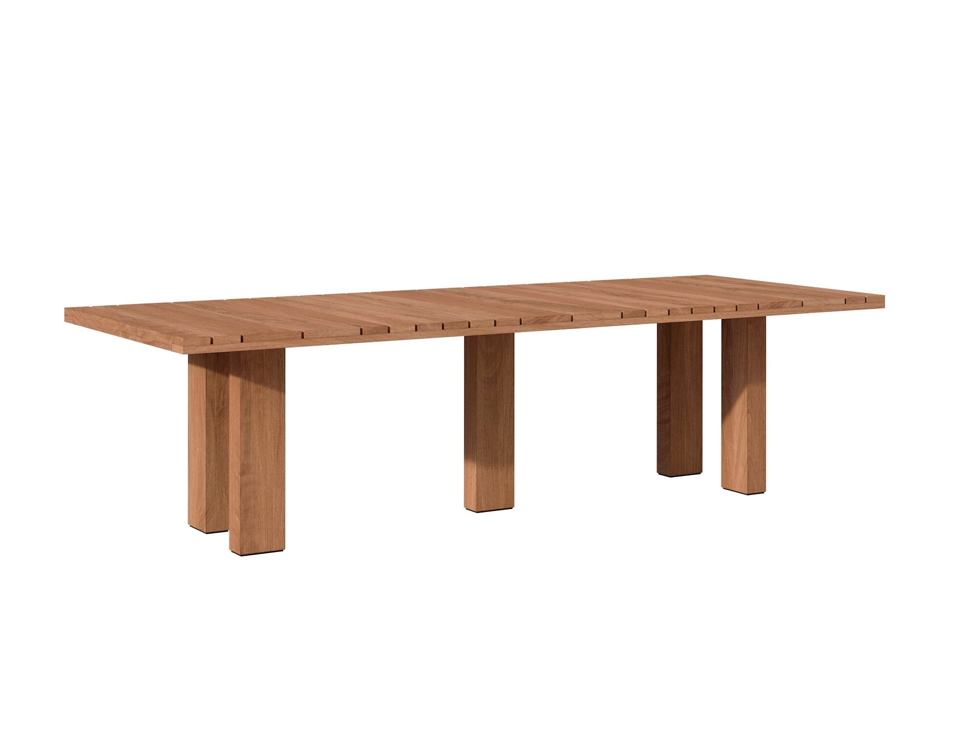 Прямоугольный стол из тикового дерева TRIBÙ Suro ARCH-00100024 - Вид №5