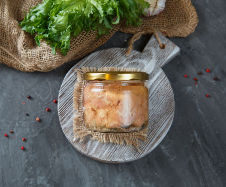 3950 Тушенка из мяса кролика Вкусляндия 