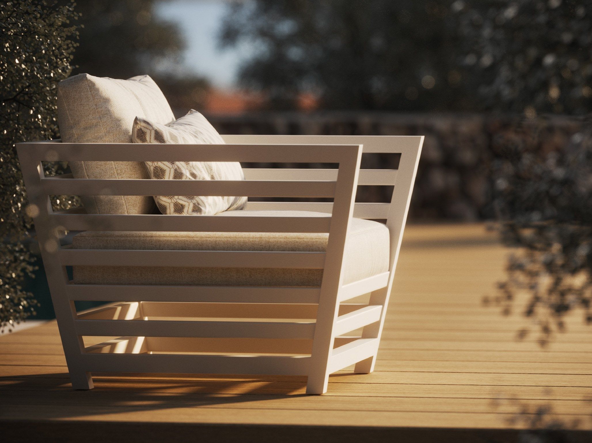 Садовое кресло с подлокотниками Braid ARCH-00099718