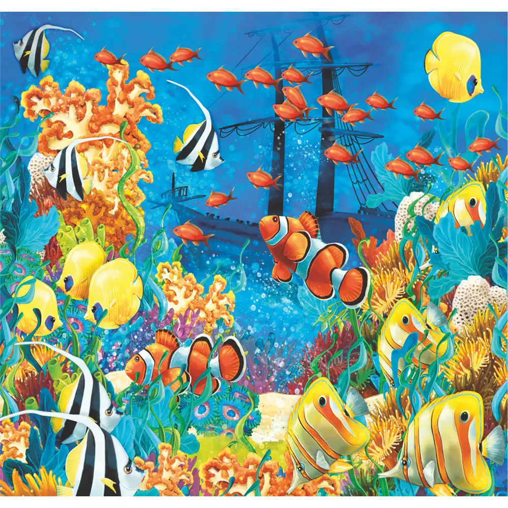 Фотообои Тайны морских глубин бумажные, 210x200 см Симфония STLM-2189048