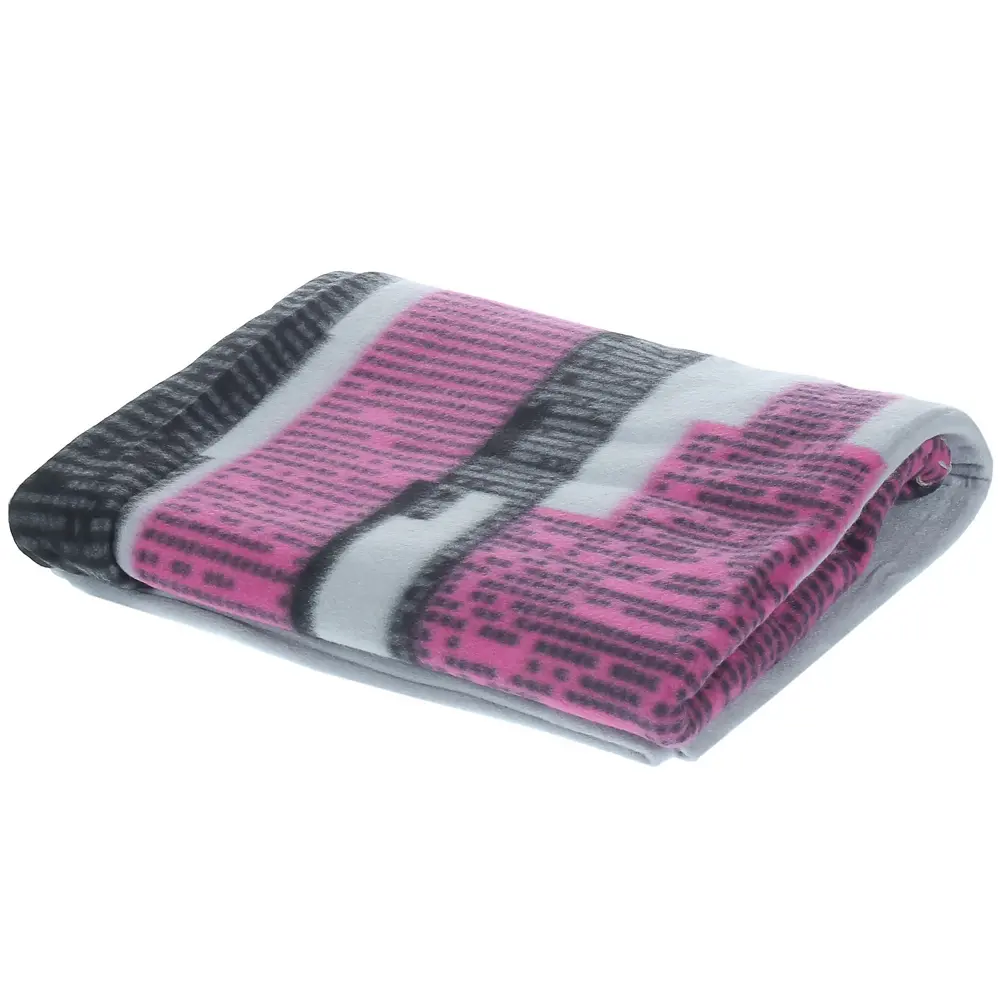 Плед Нью-Йорк 130х170 см флис цвет розовый BELEZZA STLM-2058379