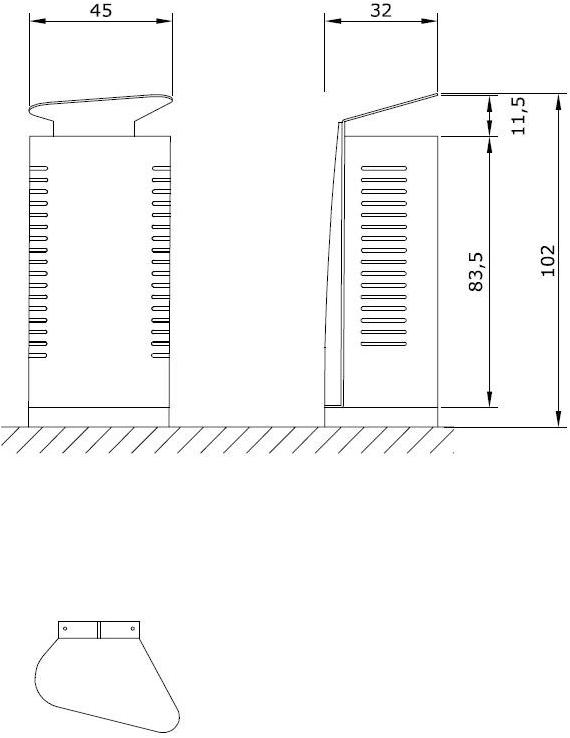 Euroform W Контейнер для мусора из металла  1050, 1060  - Вид №8