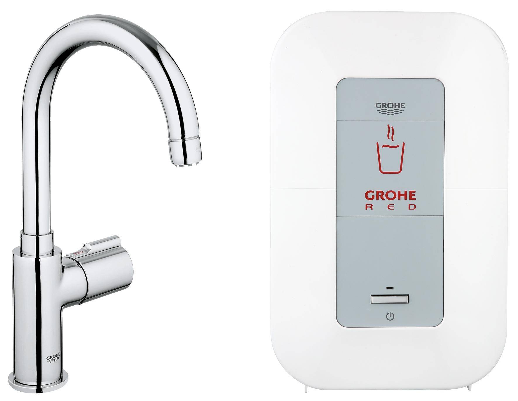 30085000 Комплект с вентилем для кухни Grohe GROHE Red хром
