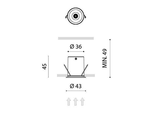 Алюминиевый светодиодный светильник Arkoslight Shot Light ARCH-00038775 - Вид №14
