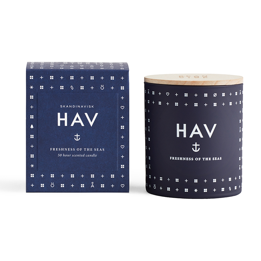 SK1123 Свеча ароматическая hav с крышкой, 190 г S K A N D I N A V I S K 