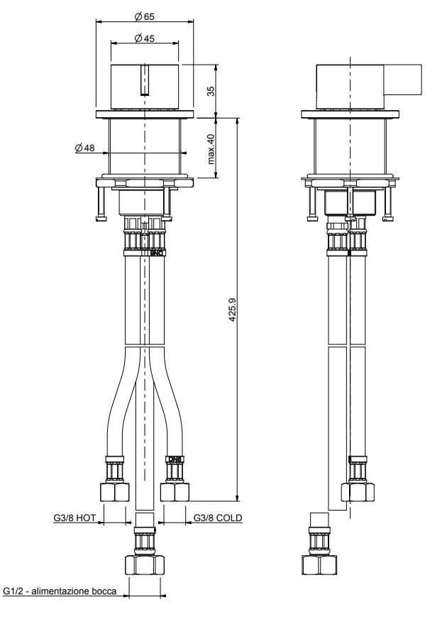 Однорычажный смеситель для раковины с поворотным горлышком COCOON Piet Boon ARCH-00139844 - Вид №4