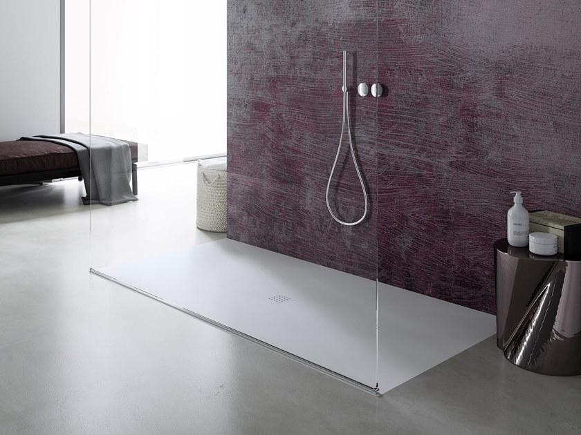 Karol Прямоугольный душевой поддон из Corian® Filo Karolitalia sun-id-1420134 - Вид №2