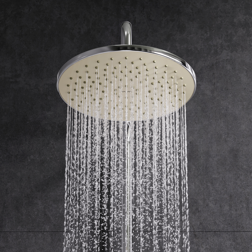 F0790000 душ.система набор: верхн.душ d 220 мм ручн.душ 1 ф-ция d 110 мм переключатель хром AM.PM Gem - Вид №3