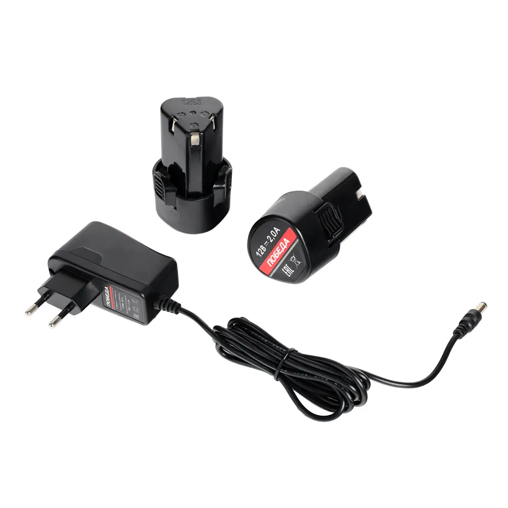 Дрель-шуруповерт аккумуляторная Победа ДА-12П/2 Ли, 12 В Li-ion 2х2 Ач STLM-2021408 - Вид №8