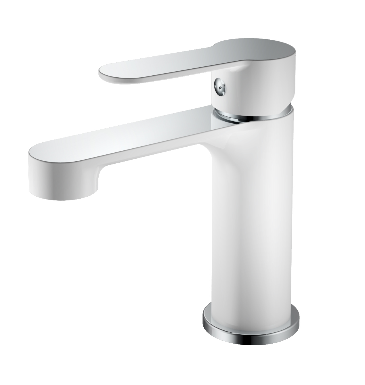 HB10557-8 Смеситель для раковины , белый Haiba 