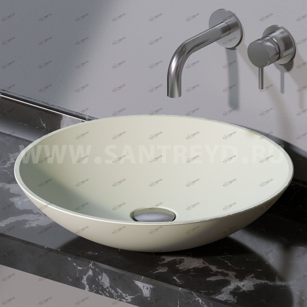 L257130 Накладная раковина на столешницу  круглая A. e T. Italia THIN AeT ITALIA