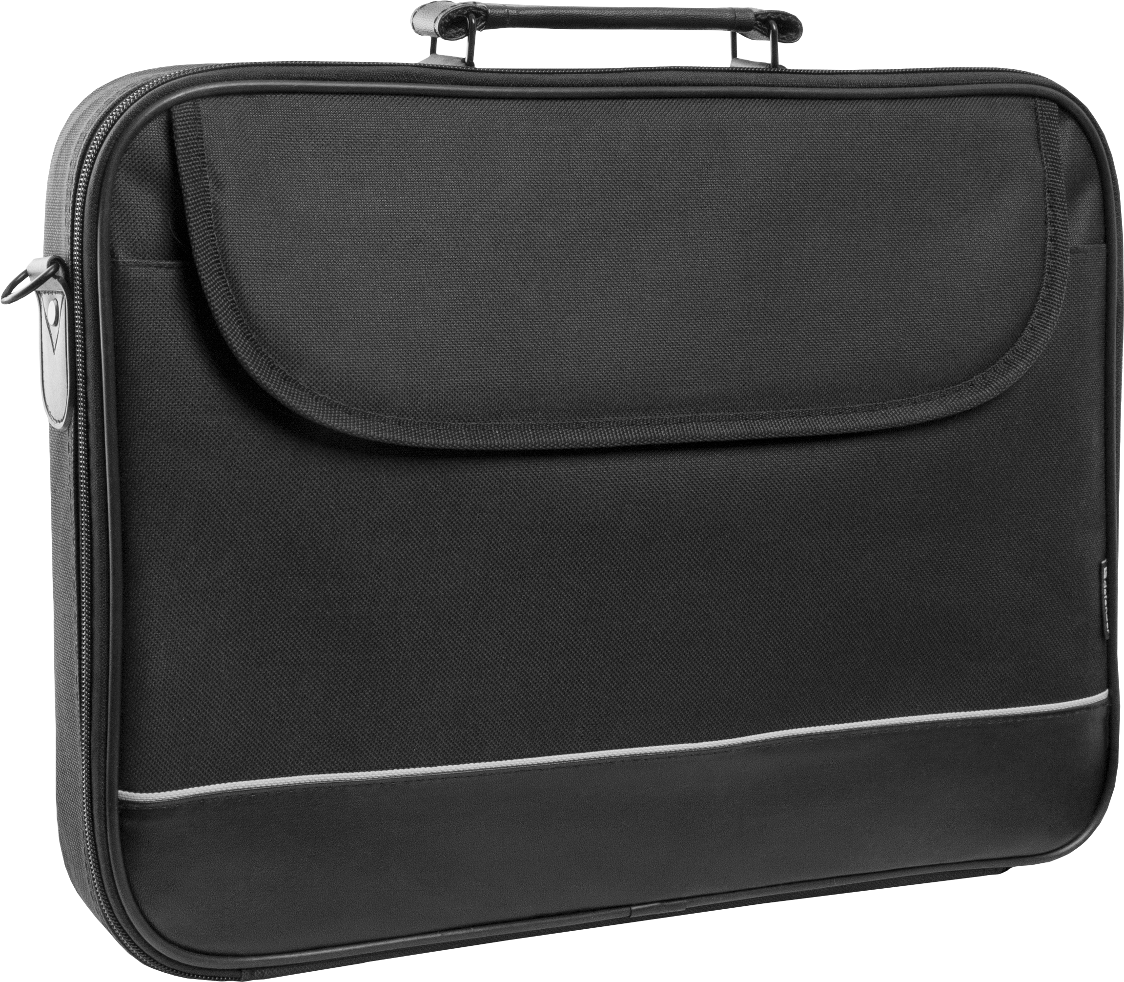 26019 сумка для ноутбука ascetic 15"-16" черный, жесткий каркас, карман Defender Santreyd  - Вид №6
