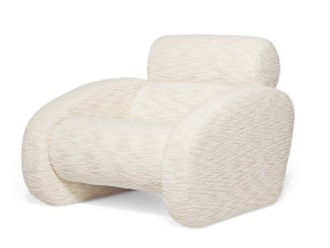 Тканевое кресло с подлокотниками