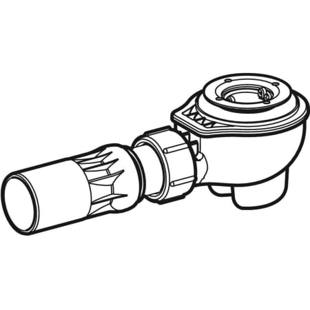 150.680.00.1 Сифон для душевых поддонов Geberit d52 Geberit  - Вид №1