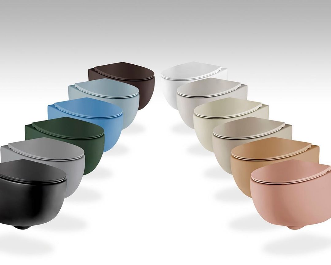 S555T0R0V6.116 Подвесной унитаз настенный Серый A. e T. Italia Dot Италия AeT ITALIA DOT 2.0 - Вид №2