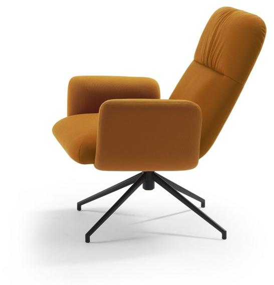 Sancal Кресло на козелке из ткани с подлокотниками Elle sun-id-1488033 - Вид №1