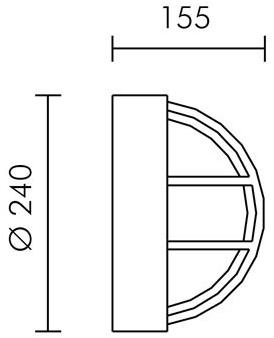 SIMES Настенный светильник для улицы Plafoniera sun-id-1354028 - Вид №6