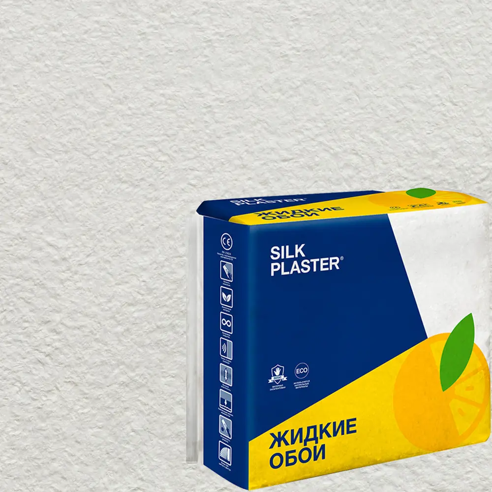 Жидкие обои Silk Plaster Absolute А250 1.1 кг цвет жемчужно-белый STLM-2039712