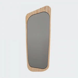 Зеркало настенное большое темно-коричневое шпон Woodi WOODI ДИЗАЙНЕРСКИЕ 00-3966348 Коричневый