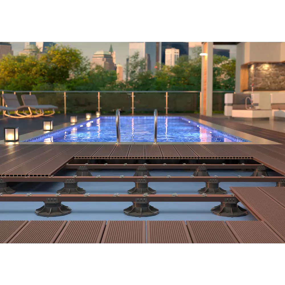 Опора для террасной доски T-Decks Professional 54-75 мм цвет черный STLM-2100965 - Вид №9