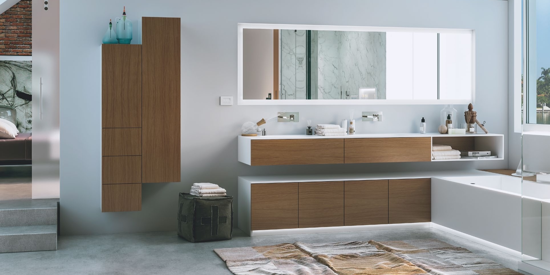 Design Ванна из Corian 1800x800x500 Box Tub белая MOMA Design BXT3011800 - Вид №2