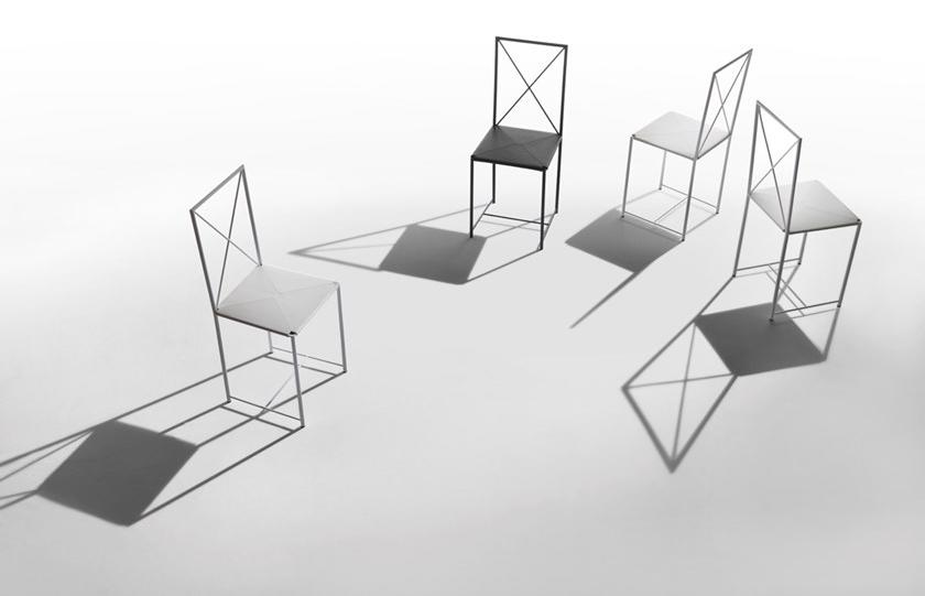 Flexform Металлический стул с открытой спинкой Moka sun-id-1463162 - Вид №3