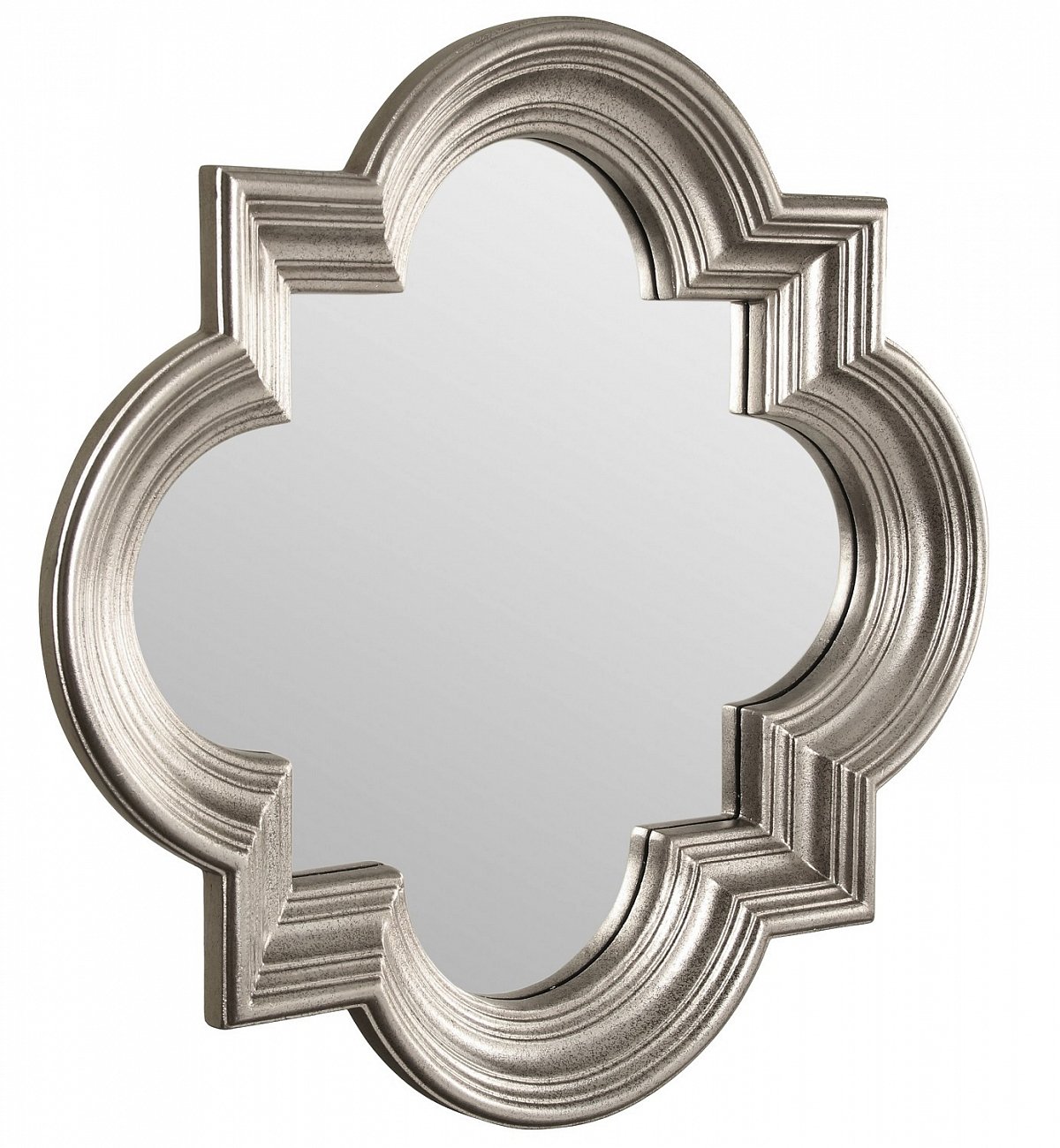 Зеркало настенное влагостойкое античное серебро Morocco Silver ART-ZERKALO ДИЗАЙНЕРСКИЕ, ЗЕРКАЛЬНАЯ 00-3948371 Зеркальный;серебро  - Вид №1