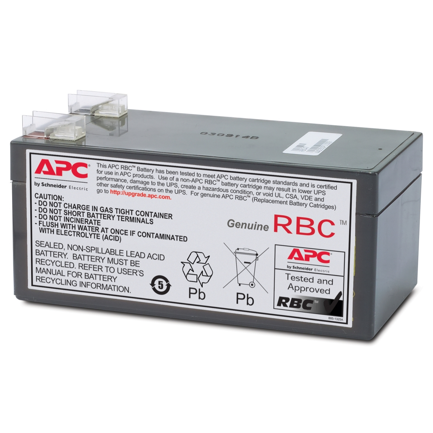RBC47 Сменный батарейный картридж APC №47 со сроком гарантии 2 года Schneider Electric 