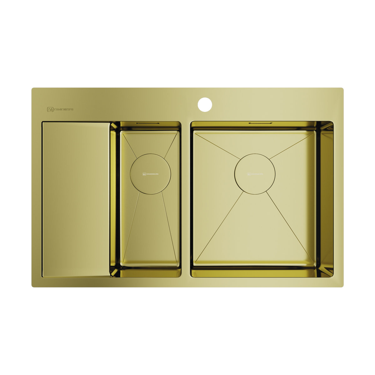 Кухонная мойка Akisame 78-2 LG-R OMOIKIRI 4973088