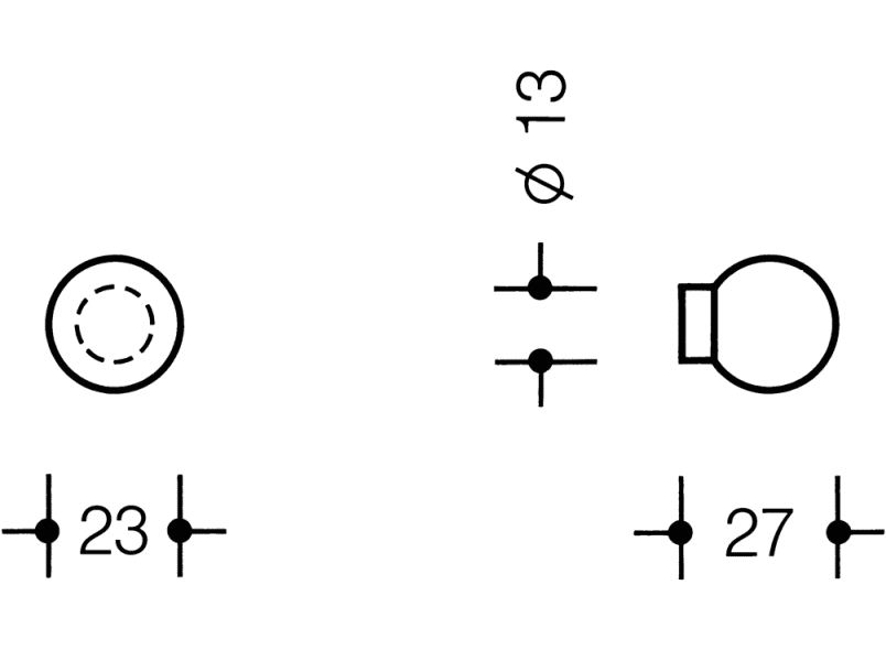 559.23 шаровая кнопка HEWI USA Produkte  - Вид №22