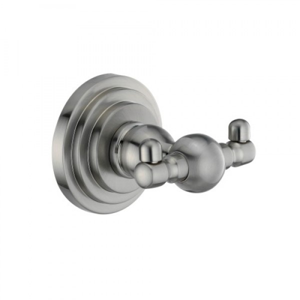 Крючок двойной матовый хром WasserKRAFT (Германия) Ammer 7023D sun-id-561621 - Вид №1